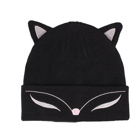 Shop For Toddler Kids Cat Ear Hats Winter Beanie Knit Caps Boy Girl
