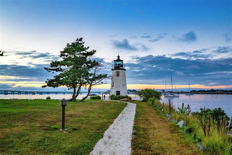 Rhode Island Newport Newport Harbor Lighthouse Digital Art By Lumiere