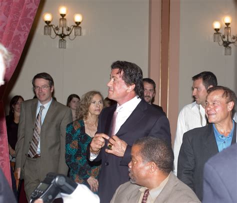 Sylvester Stallone At California Senate On Joe Weider Day July 9 2007