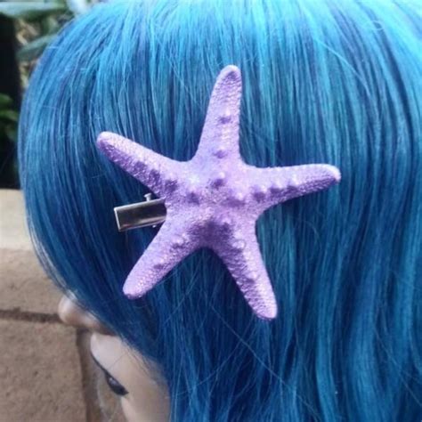 Starfish Hair Clip Etsy