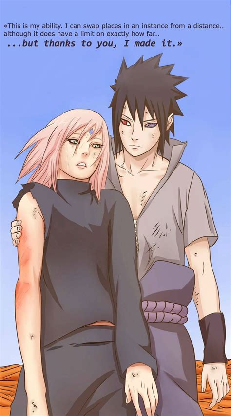 Sasuke Uchiha Sakura Haruno Naruto Anime Wallpaper Naruto Shippuden