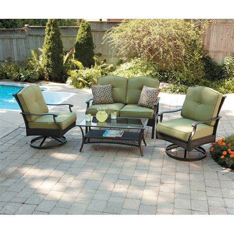 Better Homes And Gardens Providence 4 Piece Patio Conversation Set With