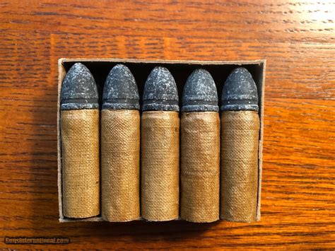Sharps 52 Cal Civil War Cartridges Original Box Of Ten