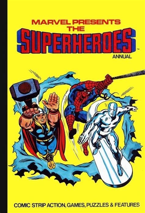 Marvel Super Heroes Annual Hard Cover 1978 Marvel Uk Comic Book