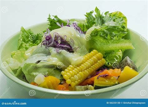 Vegetable Salad With Mayonnaise Stock Photo Image Of Lunch Cuisine