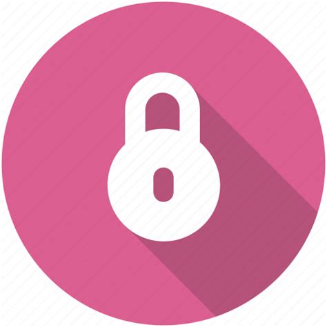Circle Lock Privacy Safe Secure Security Icon Icon