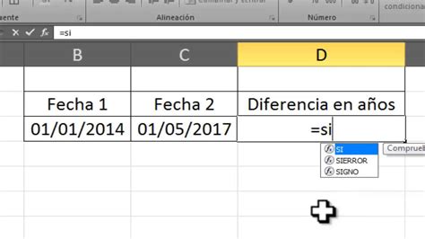 Como Restar Fechas En Excel Para Saber Los D As Meses Y A Os Entre