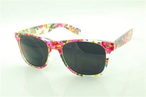floral printed sunglasses sunglasses wayfarer
