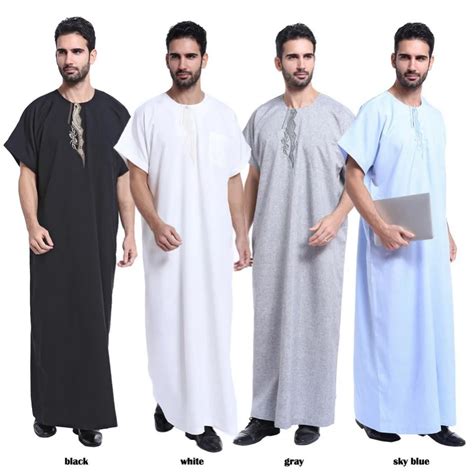 2019 muslimischen islamische kleidung für männer saudi arabien islamische abaya herren kaftan