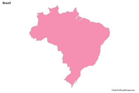 Sample Maps For Brazil Brazil Map Map United Kingdom Countries