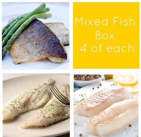 Cod Seabass And Haddock Fish Box 12 Portions Seafresh The Online