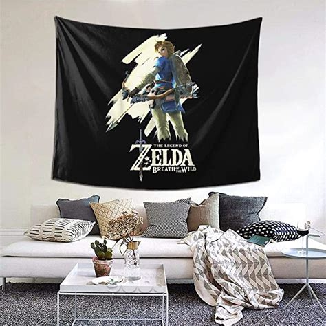 Legend Of Zelda Breath Of The Wild Tapestry Wall Hanging