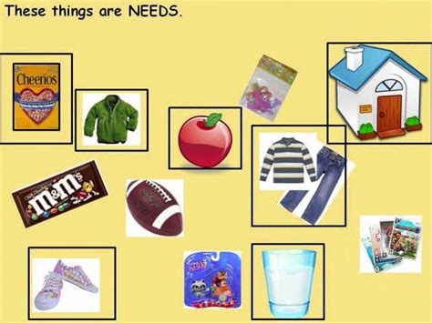 Wants And Needs - Lessons - Tes Teach