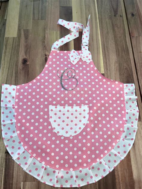 Personalized Kid Apron Child Apron Cooking Apron Craft Etsy