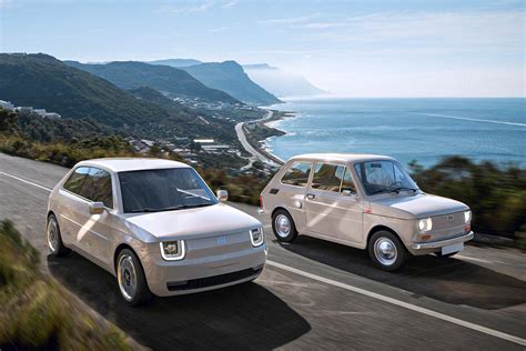 The Fiat 126 Reimagined As An All Electric Vehicle Evokes Nostalgia