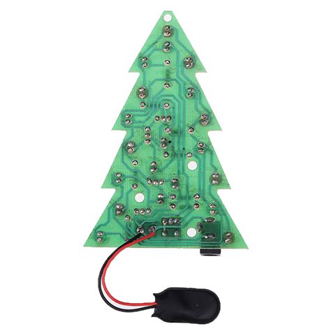 Assembled Usb Power Christmas Tree 16 Led Color Light Electronic Pcb
