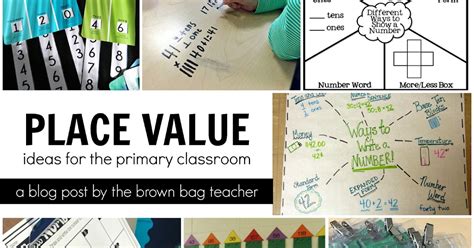 The Brown Bag Teacher 1st Grade Place Value