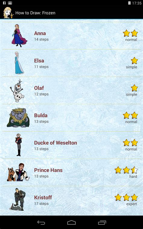 How To Draw Frozen Cartoon Charactersauappstore For Android