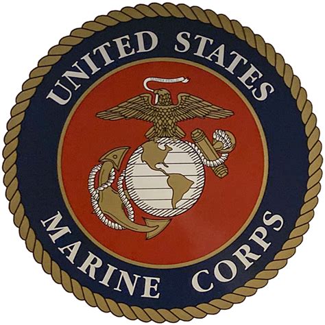 Auto Magnet Large Marine Corps Crest 11 Inches Across