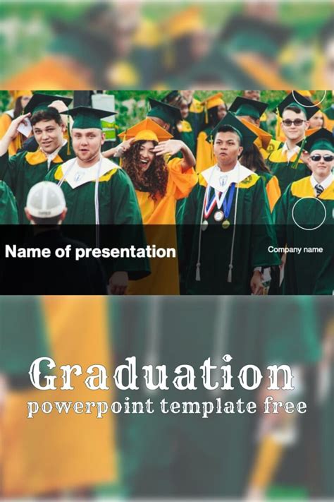 Free Green Graduation Powerpoint Template Masterbundles