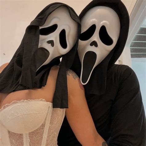 Scream Mask Ghostface Masks Halloween Couple Costume Aesthetic Hot