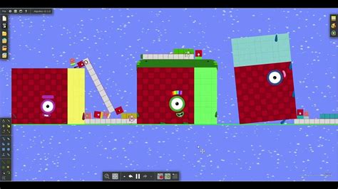 Numberblocks 1s To 10s And 11s To 20s Battle 5 In Algodoo No Sound