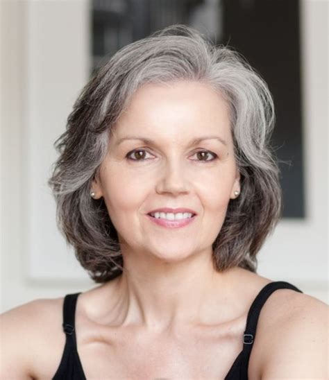 You need a round styling brush a blow dryer and a touch of misting hair spray to get … f108ebd9fee97819182fa4a445840164.jpg the silver fox stunning gray hair styles for 2013. 40 Cool Grey Hairstyles Ideas - EcstasyCoffee