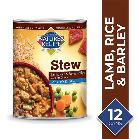 This is one of the most quality and nutritional brands of dog food that you can find on the market. Nature's Recipe Easy to Digest Wet Dog Food, 13.2 Ounce ...