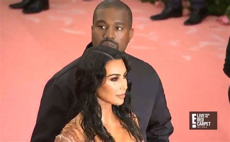 Kim Kardashian Turns Heads In Nude Dress At Met Gala With Kanye West Celebrity Wshow