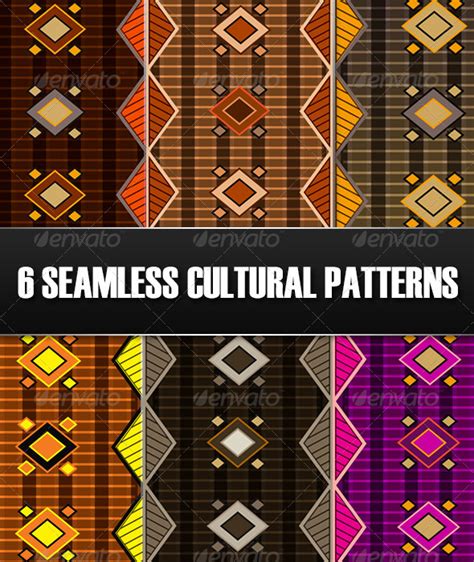 6 Seamless Cultural Patterns By Adesolafakileholyblaze Graphicriver