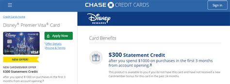 Disney Premier Credit Card From Chase 300 Cash Signup Bonus Doctor