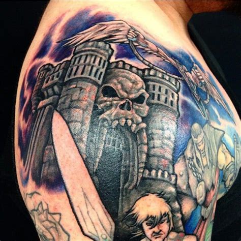 Master Of The Universe Castle Grayskull Tattoo Cool Tattoos