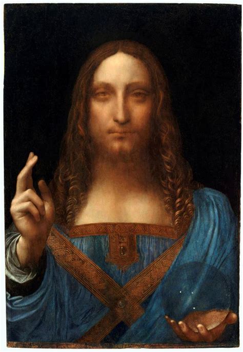 Léonard de vinci a dit. Le Christ de Vinci devient la peinture la plus chère au ...