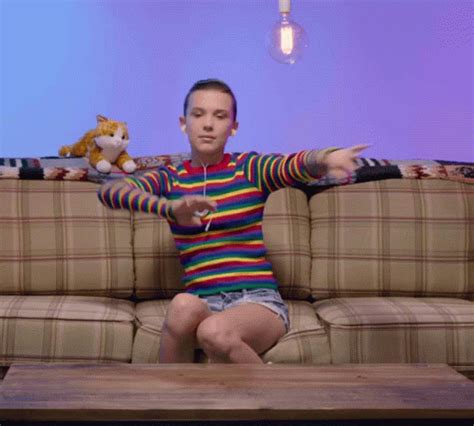 Dab Millie Bobby Brown GIF Dab Millie Bobby Brown Chilling Discover
