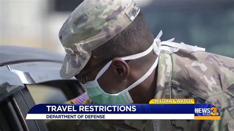 Dod Travel Restrictions Youtube