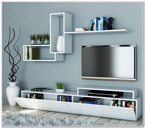 10 Floating Wall Shelves Around Tv