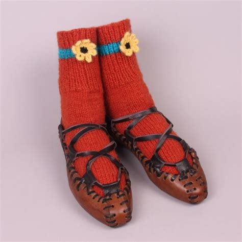 Opinci Romanian Folk Shoes With Modern Socks Folkwear Of Romania