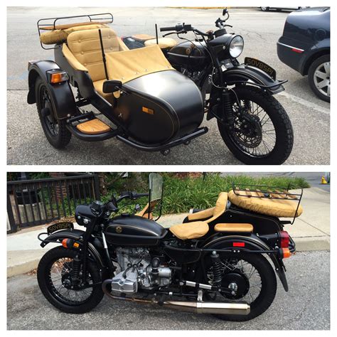 Flat Black Ural Motorcycle With Sidecar Want Motorcycle Sidecar