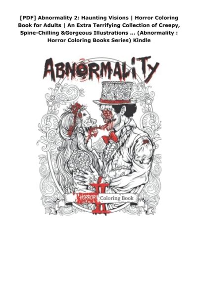 Pdf Abnormality 2 Haunting Visions Horror Coloring Book For Adults