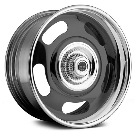 American Racing Vn327 Rally 2pc Wheels Gray With Polished Lip Rims