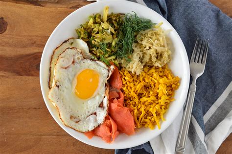 Add salmon and gently toss to combine. Smoked Salmon Breakfast Bowls ~ Real Food with Dana