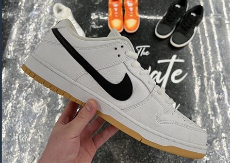Heres A Detailed Look At The Nike Sb Dunk Low White Gum Sneakers Cartel