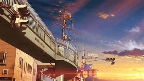 Wallpaper Sunlight Sunset Cityscape Night Anime Sky Evening