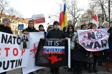 Manifestation Against Russian Aggression And Occupation Of Part Of
