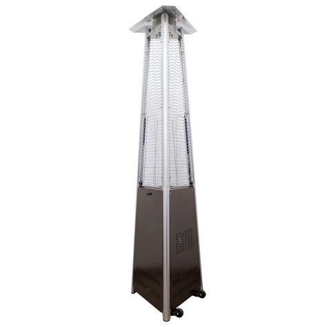 Az Patio Heaters Ng Gt Brz 94 Inch Tall Natural Gas Glass Tube
