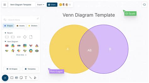 Venn Diagram Maker Venn Diagram Creator Online Creately