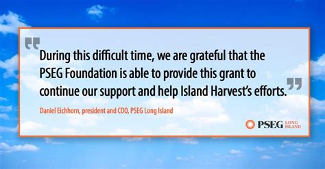 Pseg Long Island And Pseg Foundation Support Island Harvest