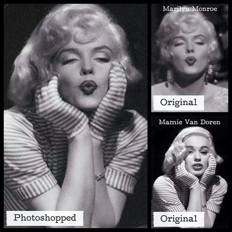 Marilyn Monroe S Photoshopped Original And Uninstalled Versions