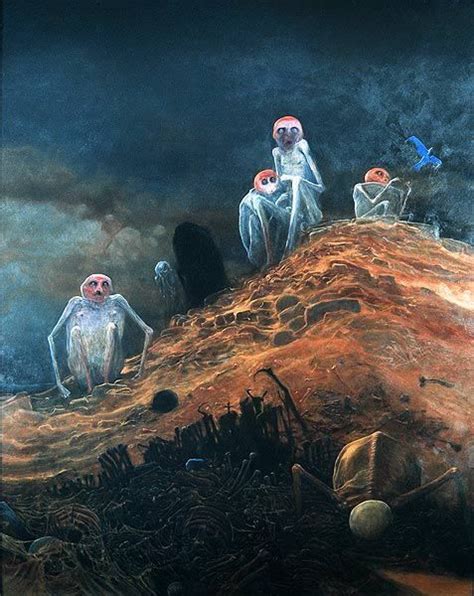 The Works Of Zdzisław Beksiński Surreal Art Creepy Art Art