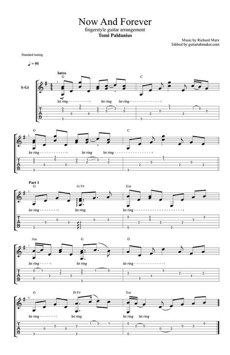 Praise to you the vigil project. Richard Marx - Now And Forever fingerstyle guitar tab ...